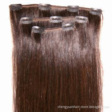 100% Human Hair Stainless Steel Clip-in Hair Extension